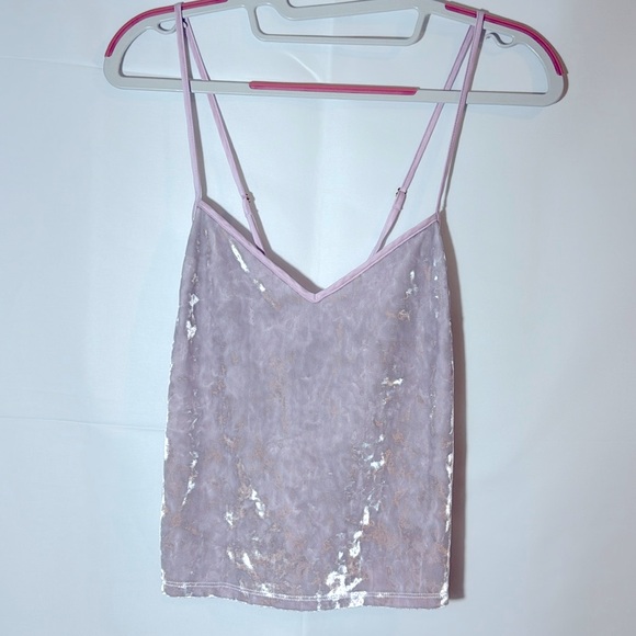 Victoria's Secret Tops - Victoria's Secret Women's Pink Velvet Tank Top ~ Small